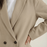 Womens Longline Blazer – Tailored Structured Everyday Style