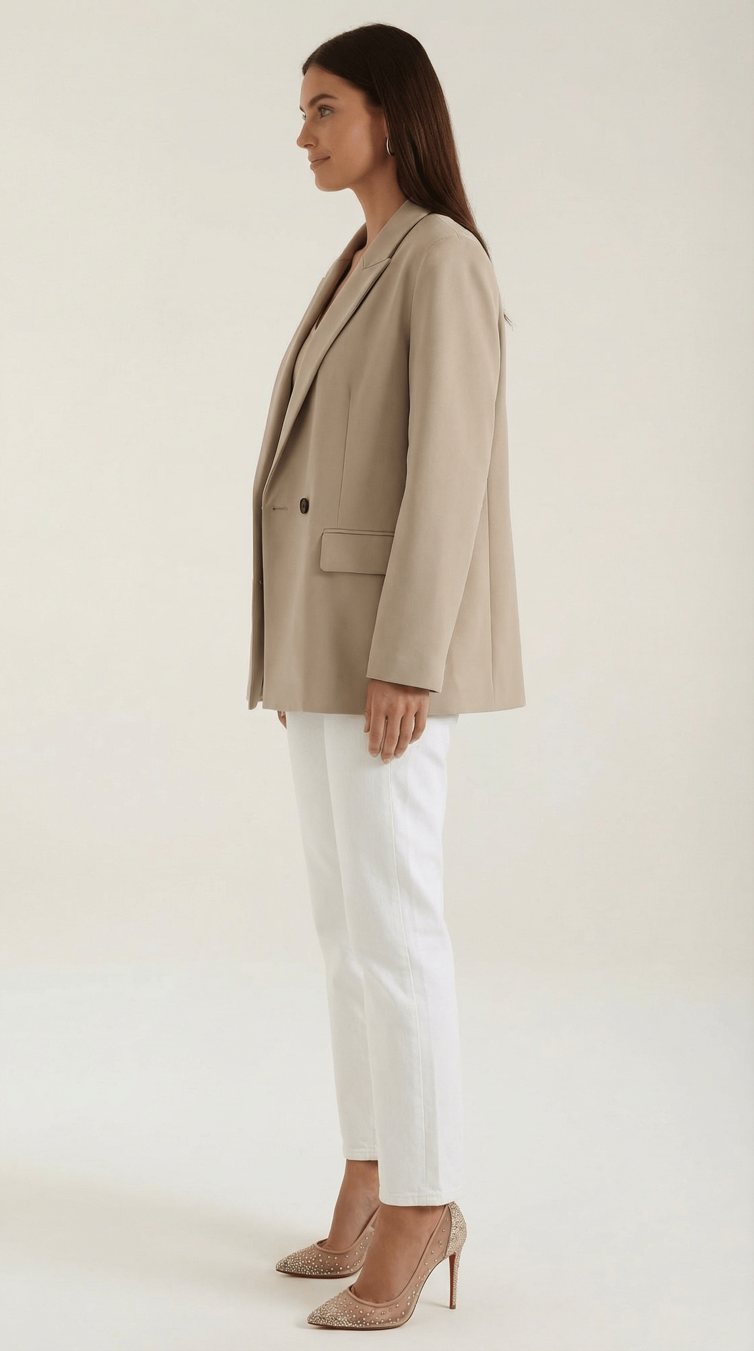 Womens Longline Blazer – Tailored Structured Everyday Style
