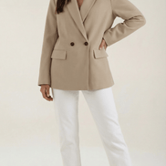 Womens Longline Blazer – Tailored Structured Everyday Style