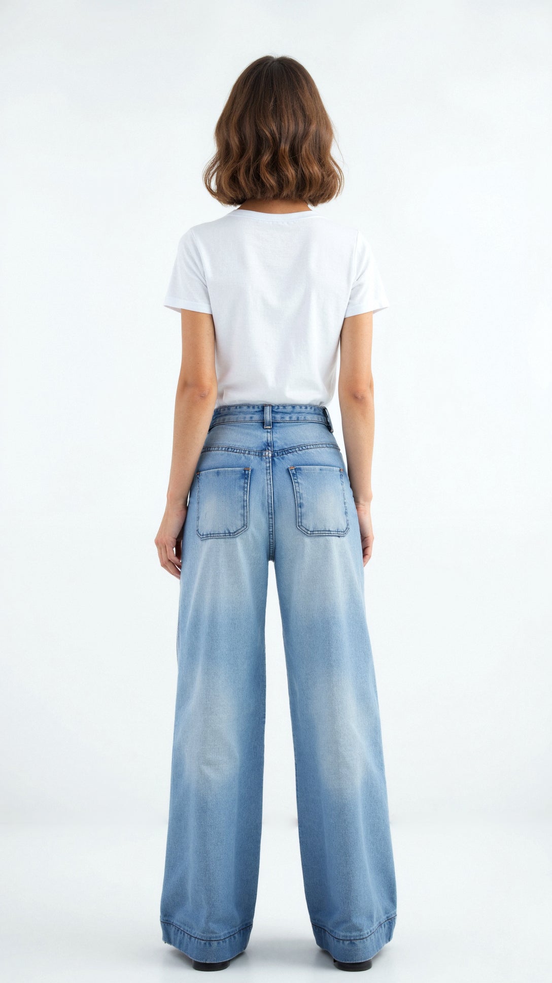 Womens Wide Leg Jeans – High Rise Statement Denim