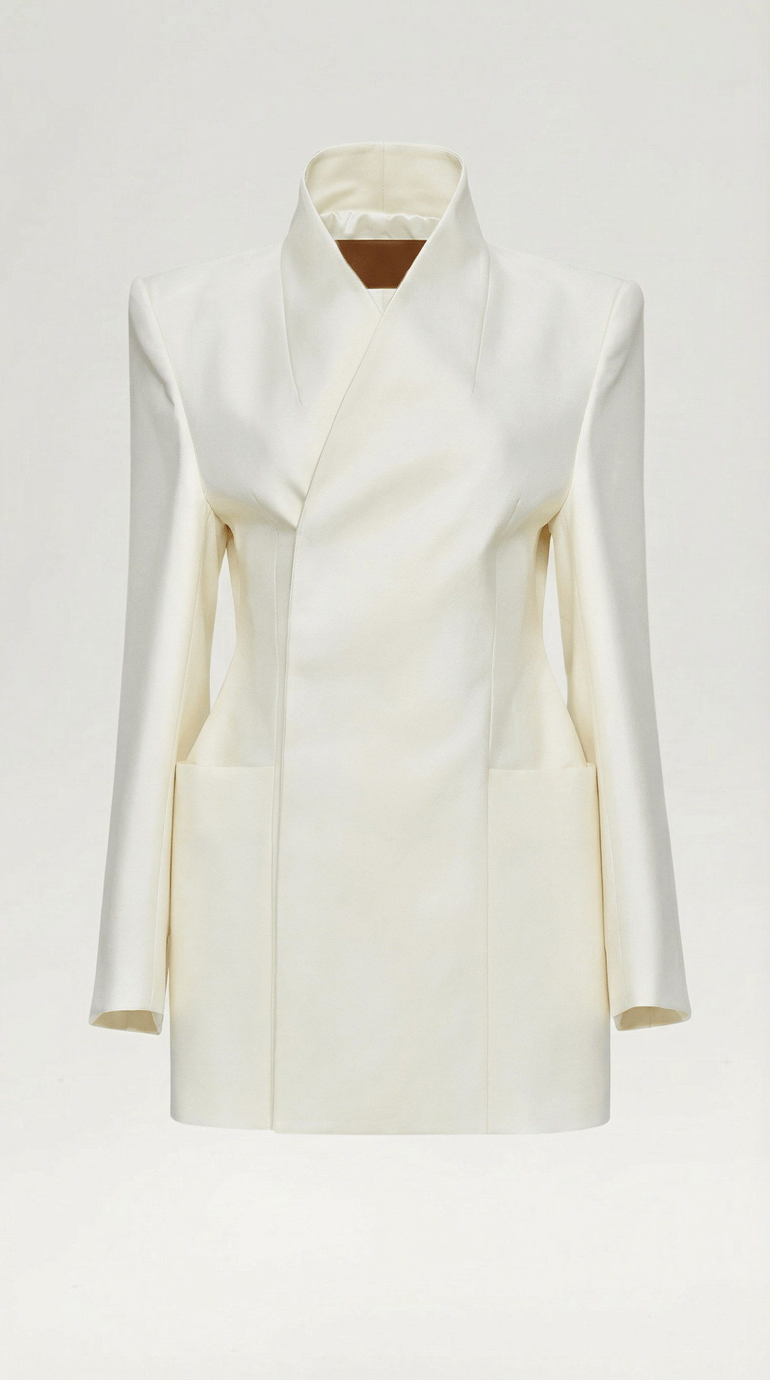 Womens Blazer Mini Dress – Structured Asymmetric Modern Style