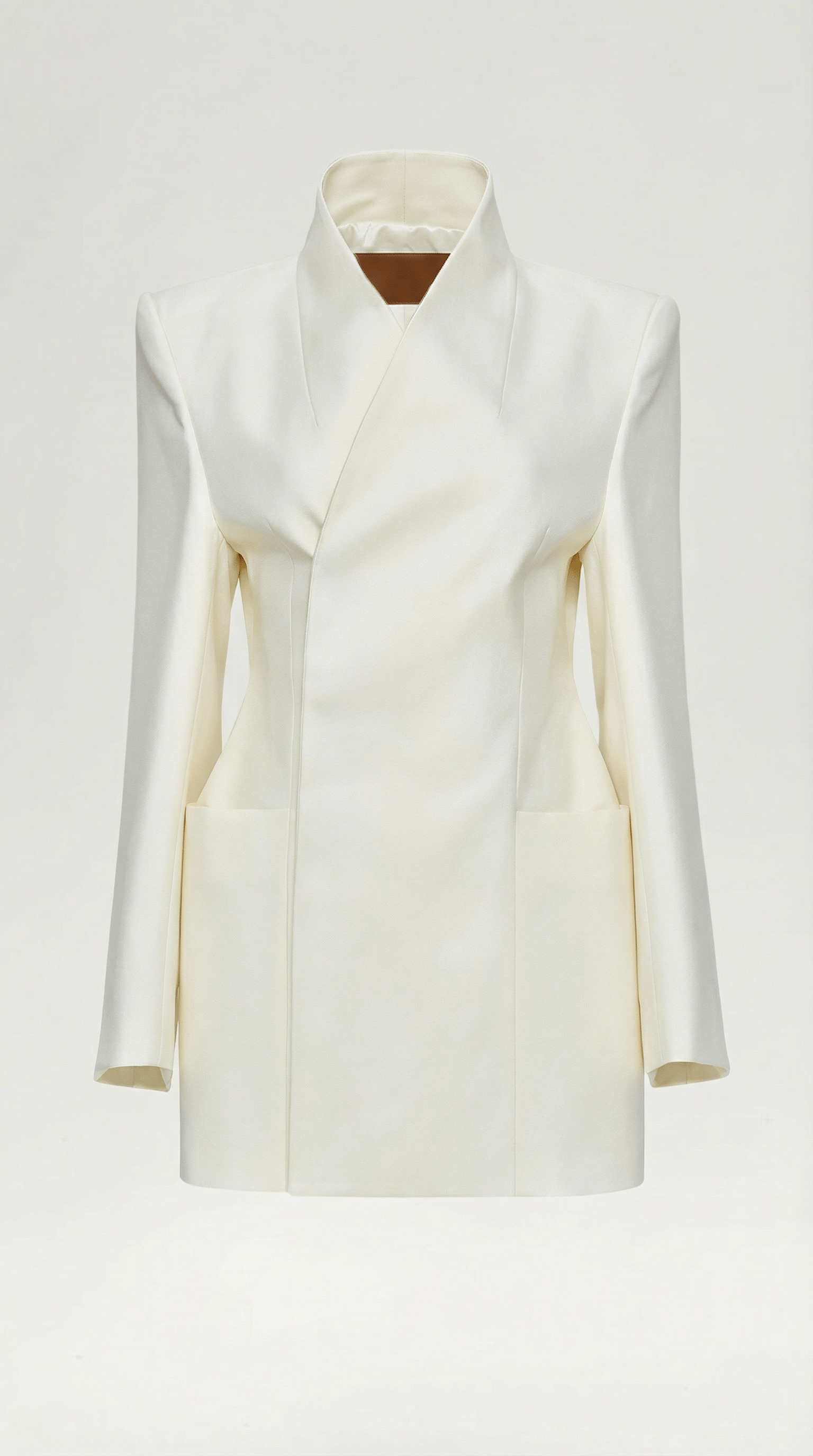 Womens Blazer Mini Dress – Structured Asymmetric Modern Style