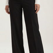 Womens Wide Leg Trousers – Tailored High Rise Elegance