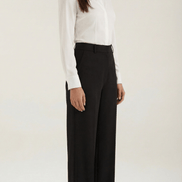 Womens Wide Leg Trousers – Tailored High Rise Elegance