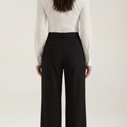 Womens Wide Leg Trousers – Tailored High Rise Elegance