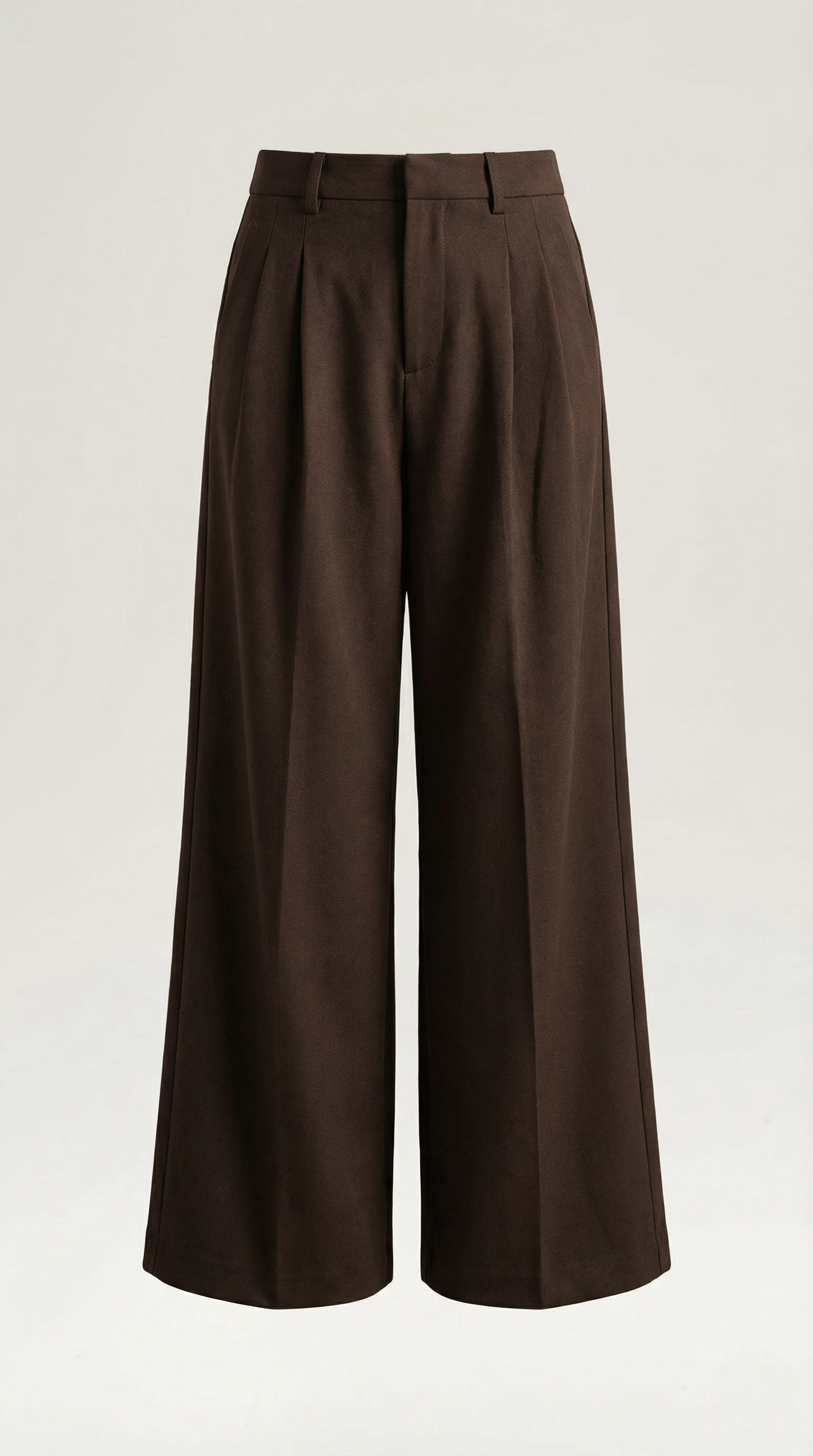 Womens Wide Leg Trousers – Tailored High Rise Elegance