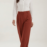 Womens Wide Leg Trousers – Tailored High Rise Elegance