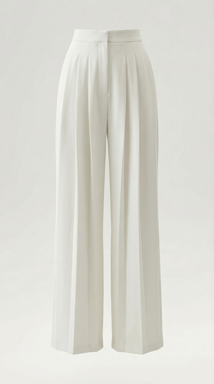 Womens Wide Leg Trousers – Minimal Tailored Modern Fit