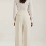 Womens Wide Leg Trousers – Minimal Tailored Modern Fit