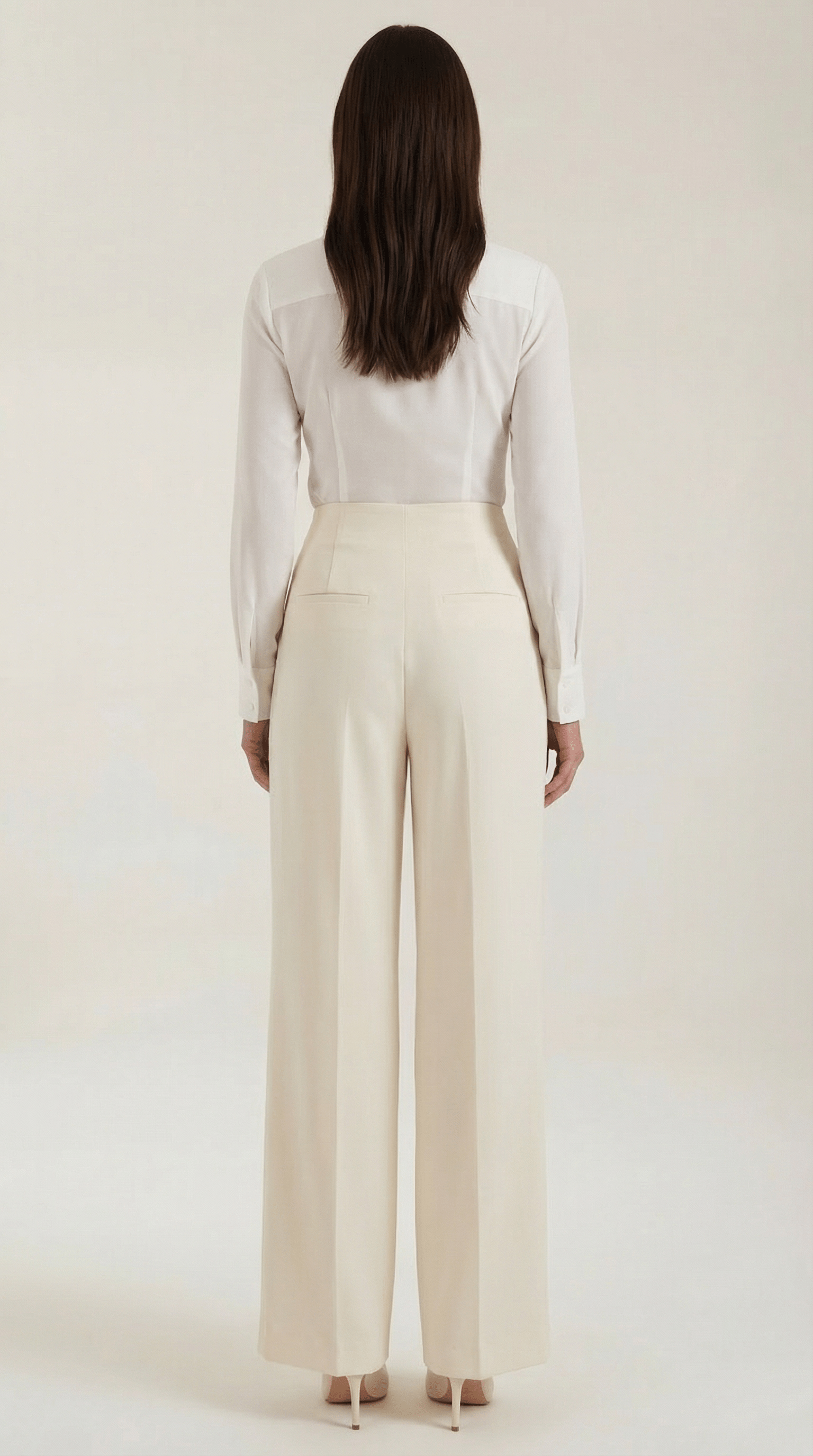 Womens Wide Leg Trousers – Minimal Tailored Modern Fit