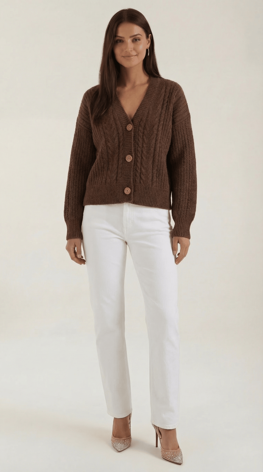 Womens Oversized Knit Sweater – Effortless Fall Spring Style