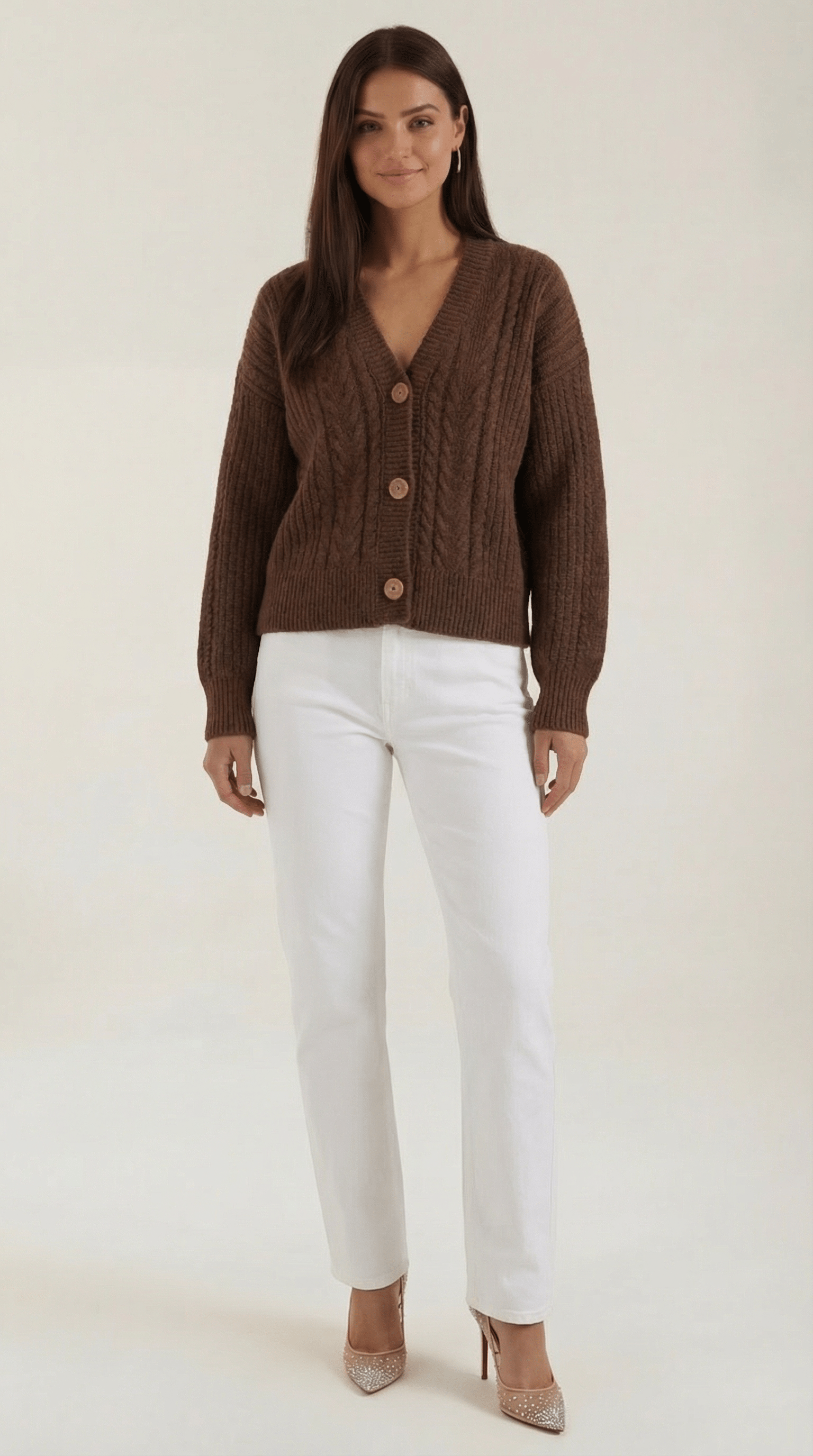 Womens Oversized Knit Sweater – Effortless Fall Spring Style