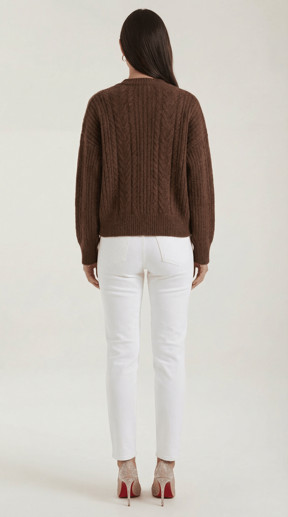 Womens Oversized Knit Sweater – Effortless Fall Spring Style