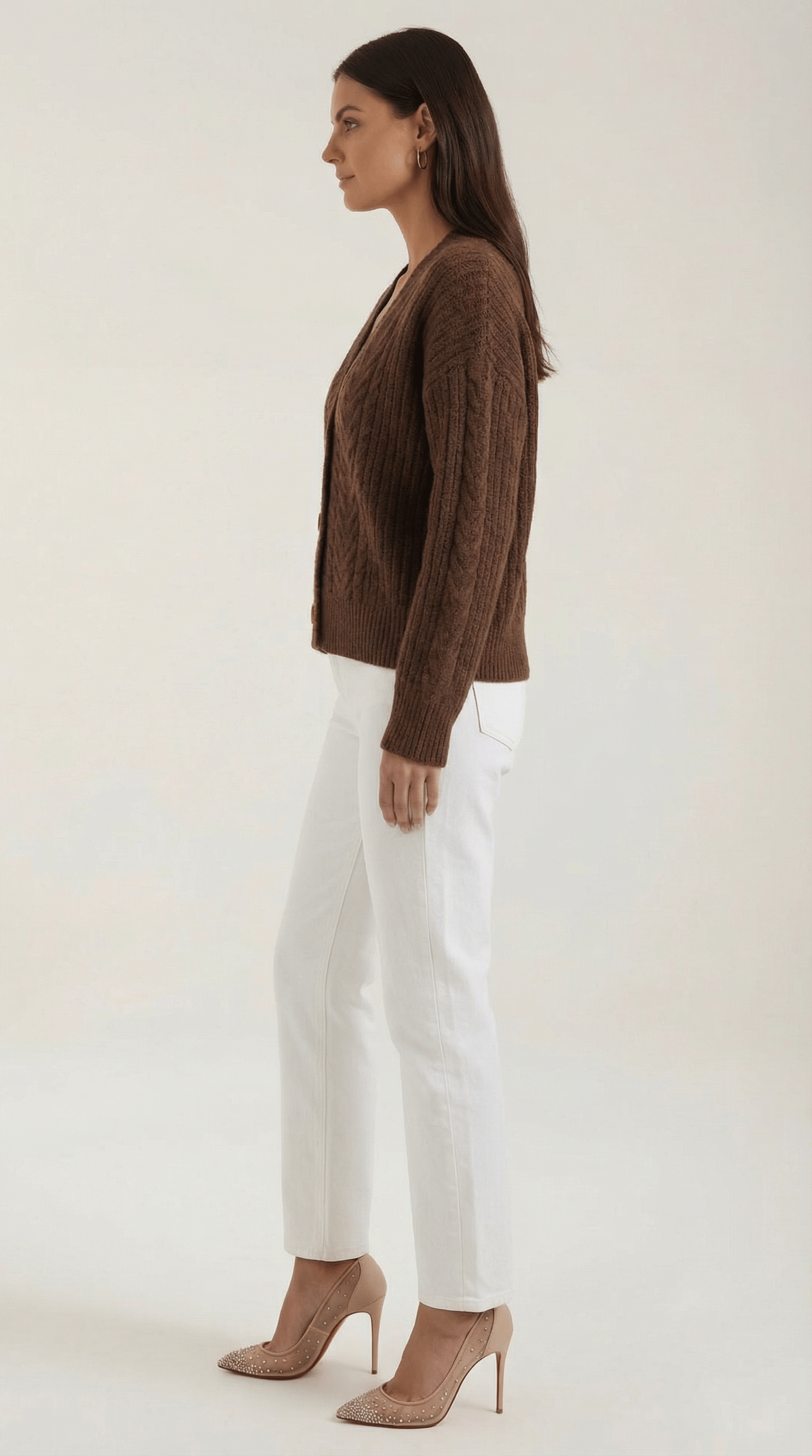 Womens Oversized Knit Sweater – Effortless Fall Spring Style