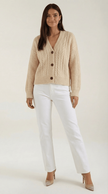 Womens Oversized Knit Sweater – Effortless Fall Spring Style