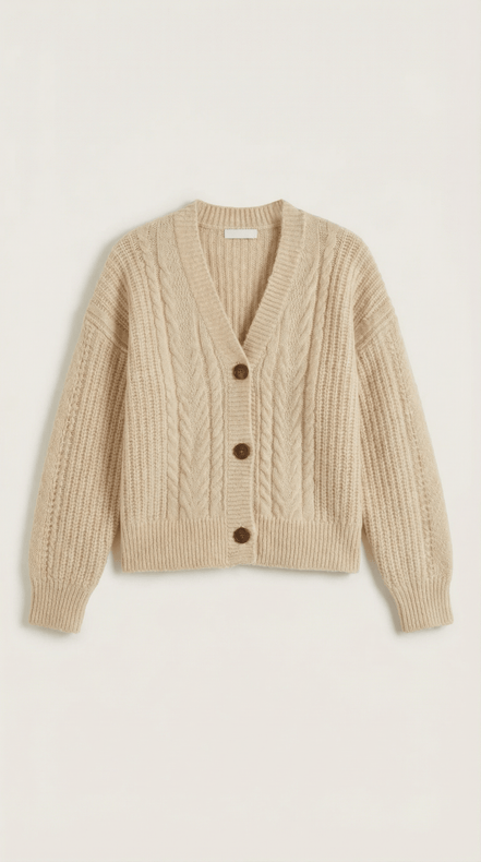 Womens Oversized Knit Sweater – Effortless Fall Spring Style
