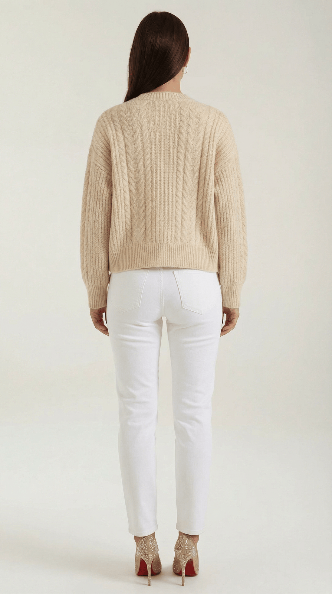 Womens Oversized Knit Sweater – Effortless Fall Spring Style