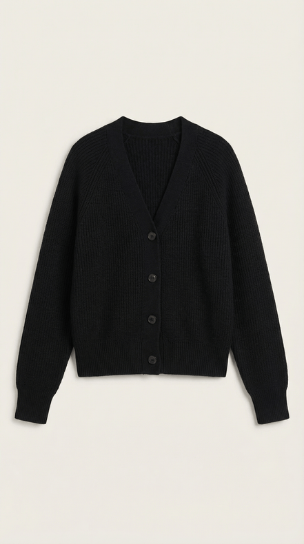 Womens V Neck Button Cardigan – Timeless Chic Everyday Style