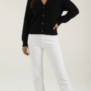 Womens V Neck Button Cardigan – Timeless Chic Everyday Style