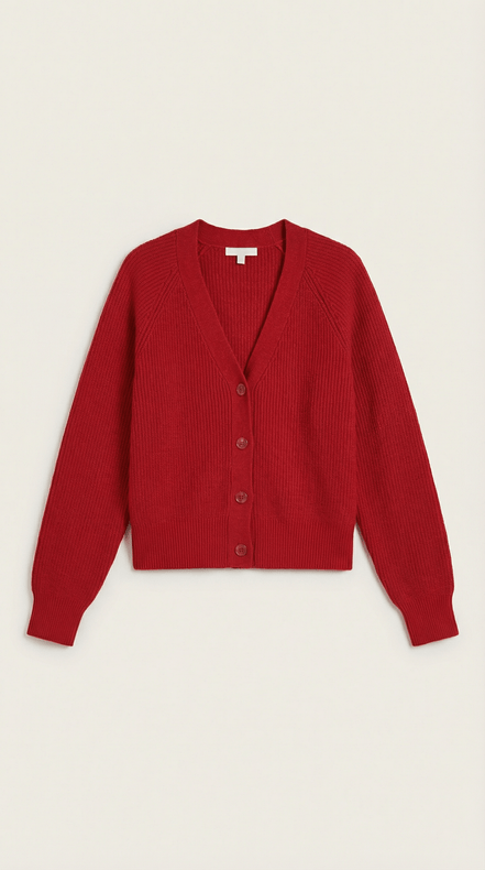 Womens V Neck Button Cardigan – Timeless Chic Everyday Style