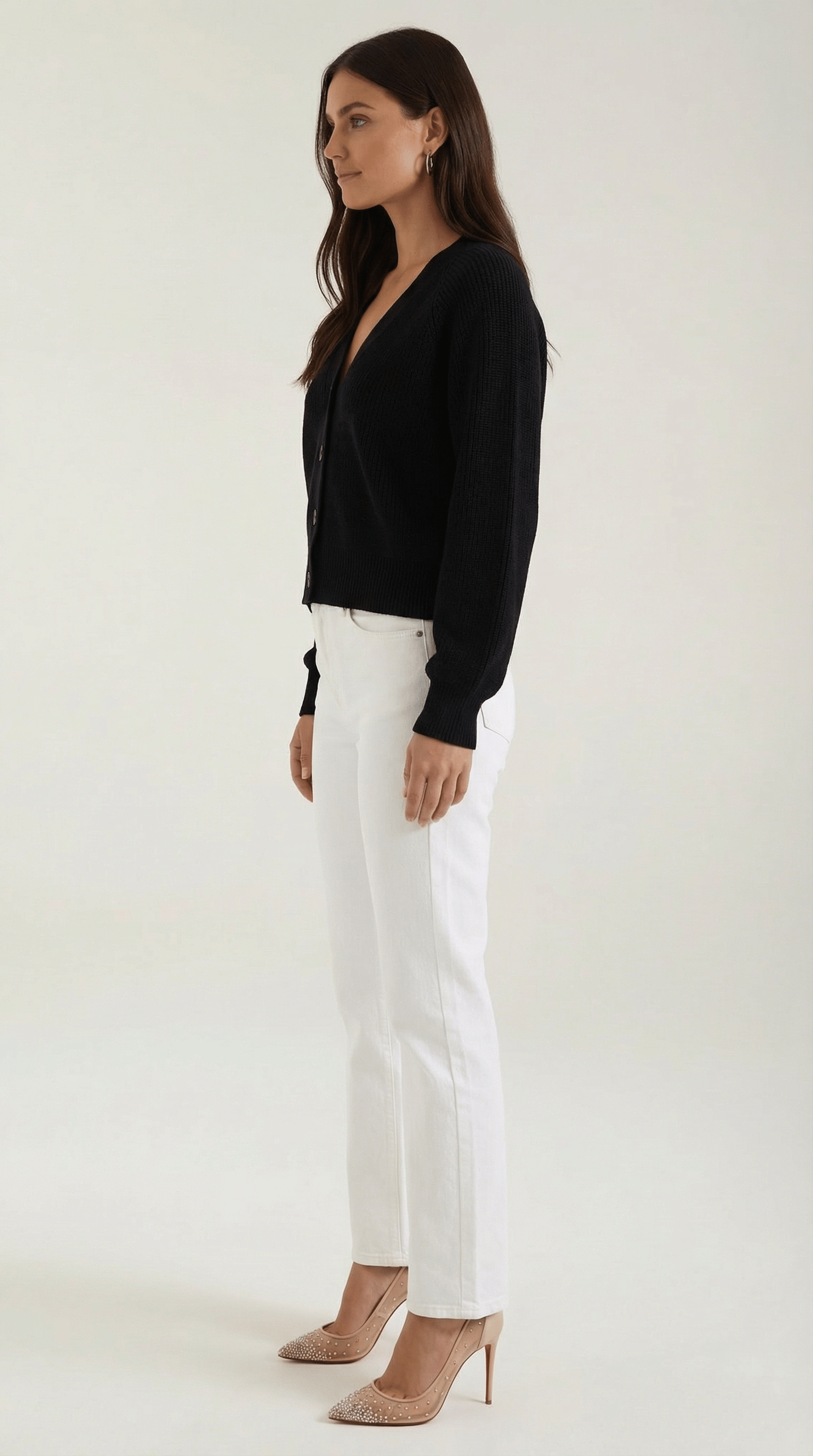 Womens V Neck Button Cardigan – Timeless Chic Everyday Style