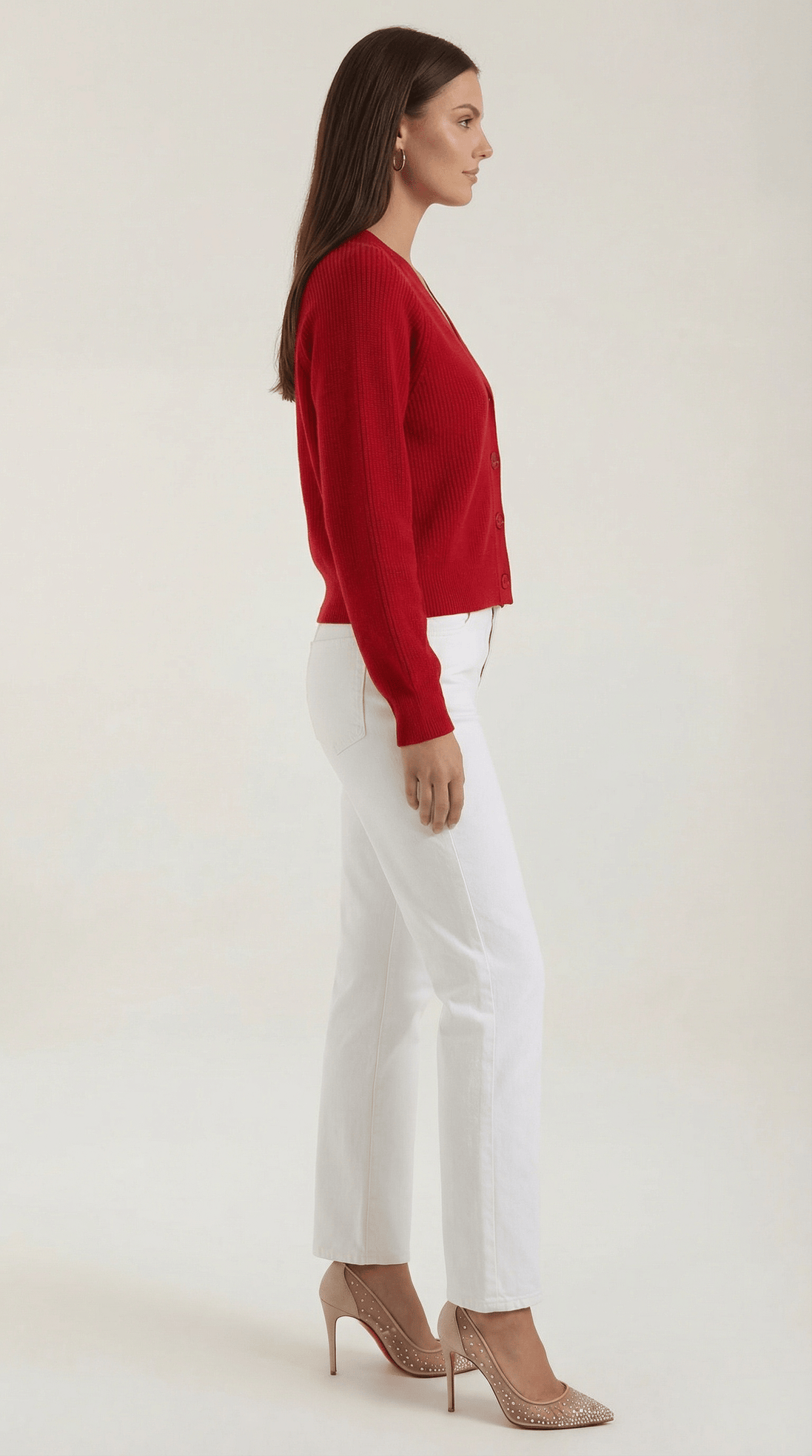 Womens V Neck Button Cardigan – Timeless Chic Everyday Style