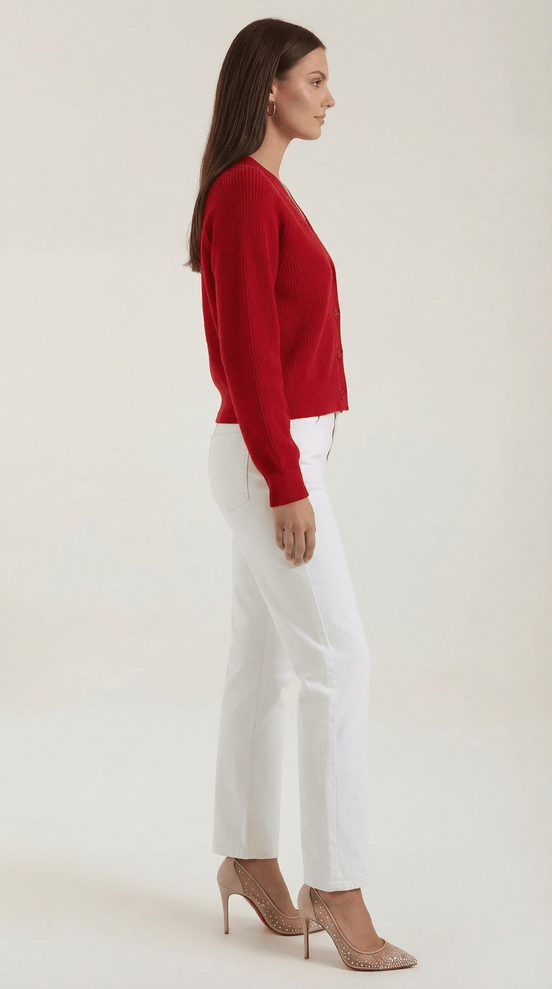 Womens V Neck Button Cardigan – Timeless Chic Everyday Style