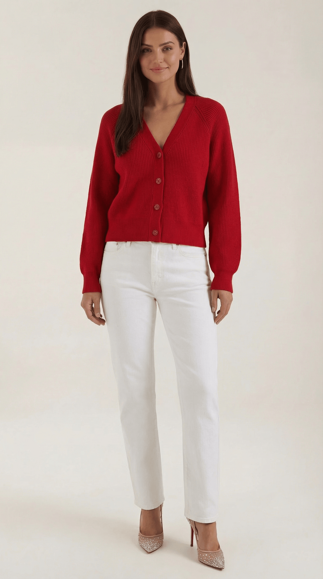 Womens V Neck Button Cardigan – Timeless Chic Everyday Style