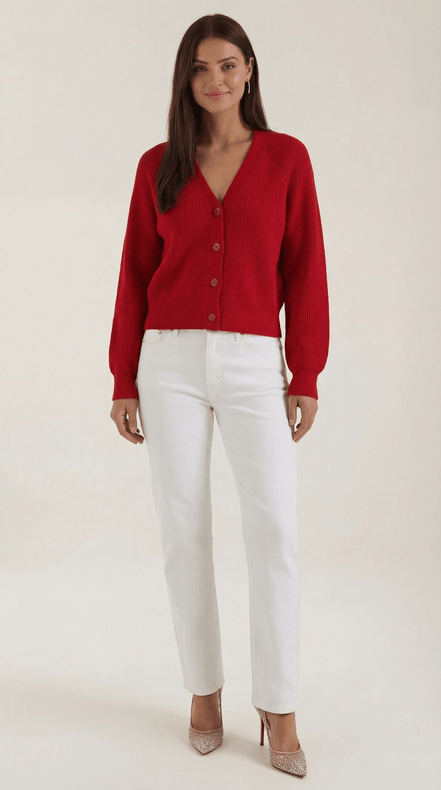 Womens V Neck Button Cardigan – Timeless Chic Everyday Style