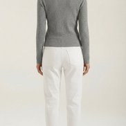 Womens Ribbed V Neck Sweater – Chic Fall Spring Essential