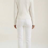 Womens Ribbed V Neck Sweater – Chic Fall Spring Essential