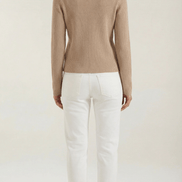 Womens Ribbed V Neck Sweater – Chic Fall Spring Essential