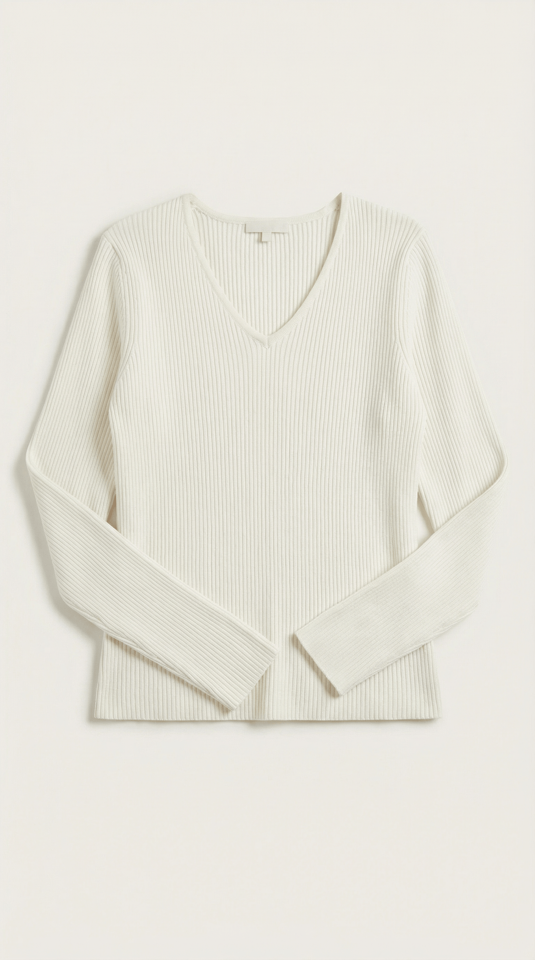 Womens Ribbed V Neck Sweater – Chic Fall Spring Essential