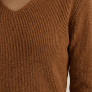Womens Ribbed V Neck Sweater – Chic Fall Spring Essential