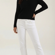 Womens Ribbed V Neck Sweater – Chic Fall Spring Essential