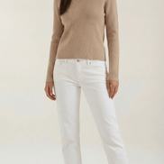 Womens Ribbed V Neck Sweater – Chic Fall Spring Essential