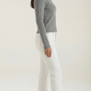 Womens Ribbed V Neck Sweater – Chic Fall Spring Essential