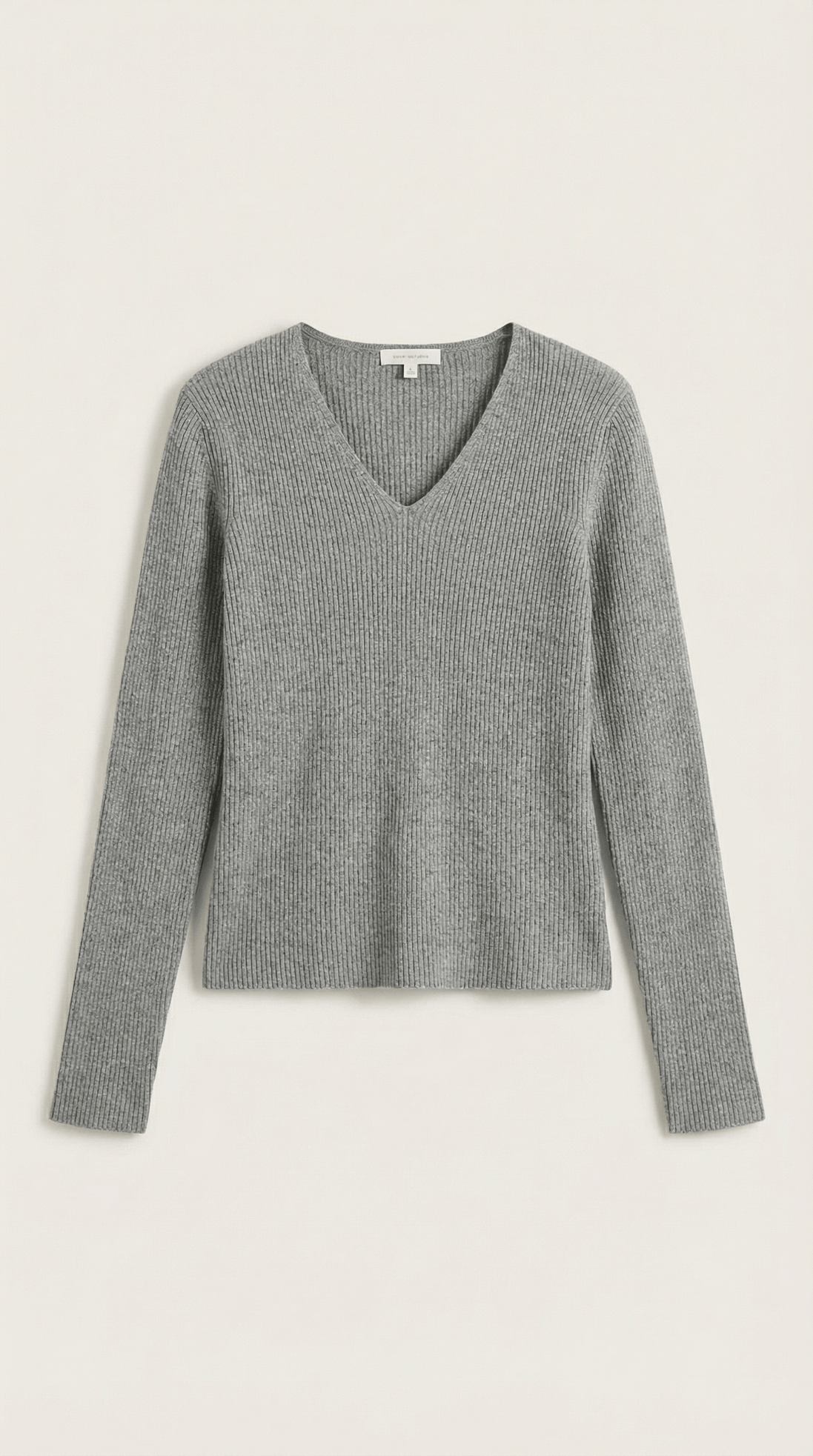 Womens Ribbed V Neck Sweater – Chic Fall Spring Essential