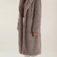 Womens Long Statement Coat – Elegant Minimalist Everyday Style