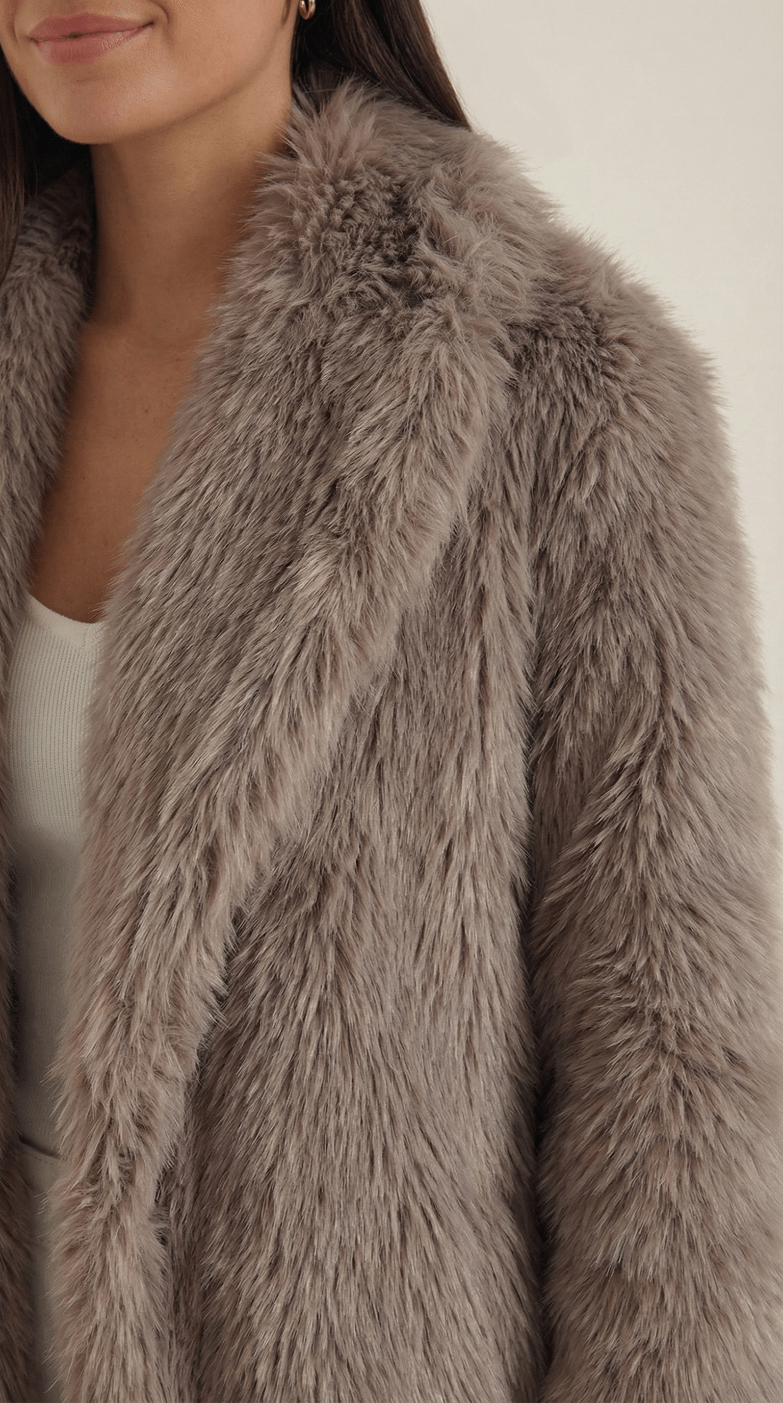 Womens Long Statement Coat – Elegant Minimalist Everyday Style