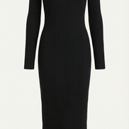 Womens Off Shoulder Maxi Dress – Elegant Ribbed Statement Style