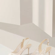 Womens Pointed Toe Heeled Sandals – Elegant Slingback Occasion Style