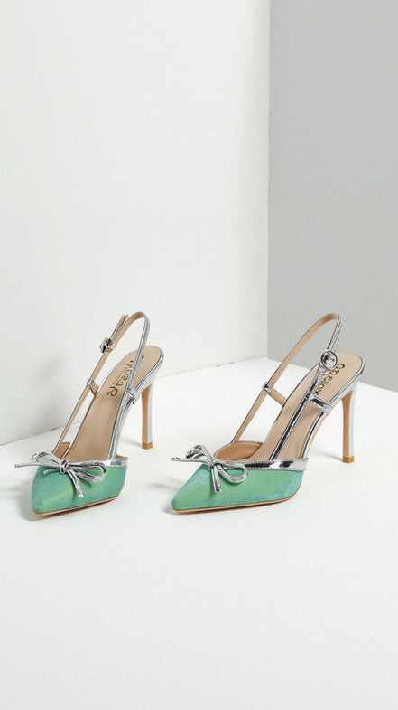 Womens Pointed Toe Court Heels – Bow T Strap Elegant Style