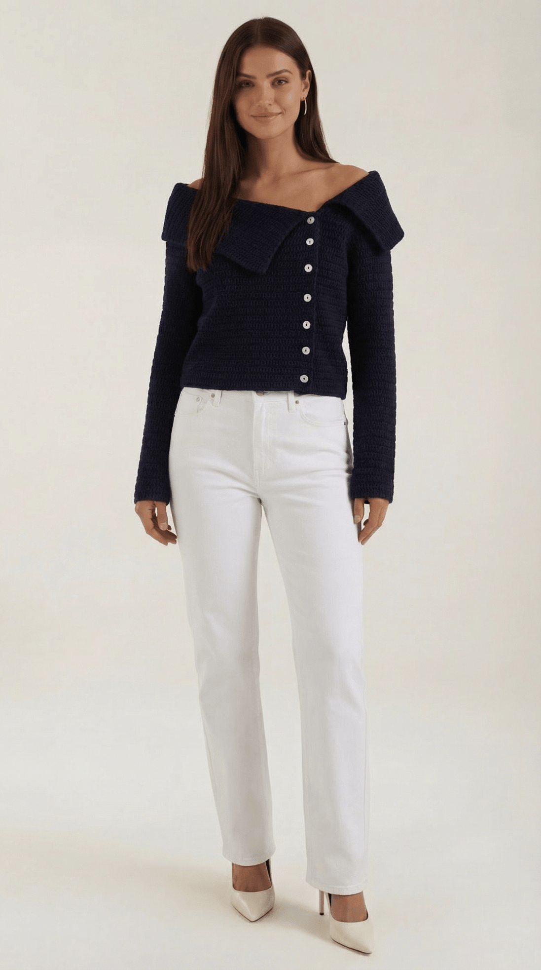 Womens Asymmetrical Knit Top – Chic Everyday Style Essential
