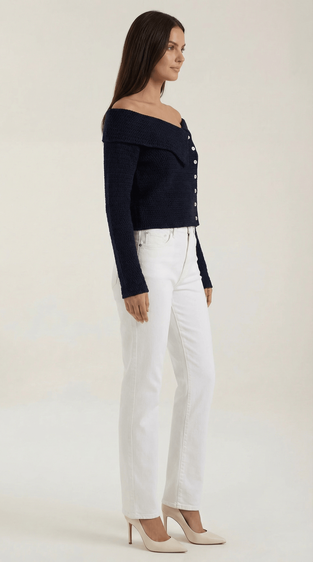 Womens Asymmetrical Knit Top – Chic Everyday Style Essential