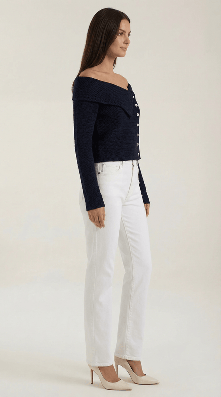 Womens Asymmetrical Knit Top – Chic Everyday Style Essential