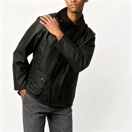 Mens Waxed Style Jacket – Structured Everyday Outdoor Wear
