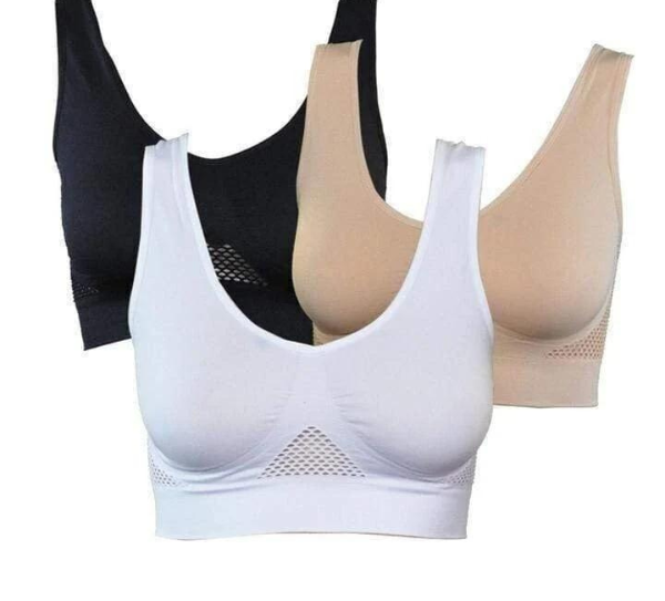 Womens Wireless Lift Bra - Breathable Seamless Comfort